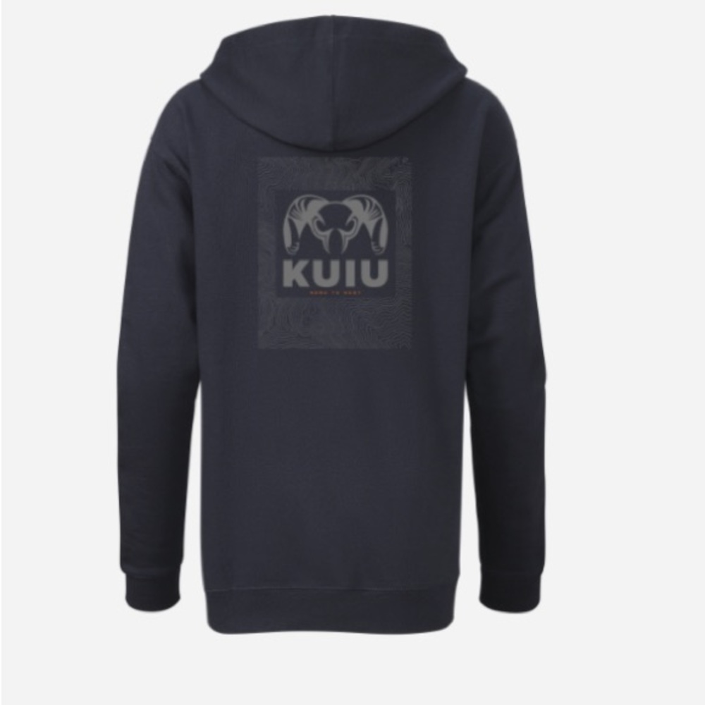 KUIU Youth Navy Logo Hoodie